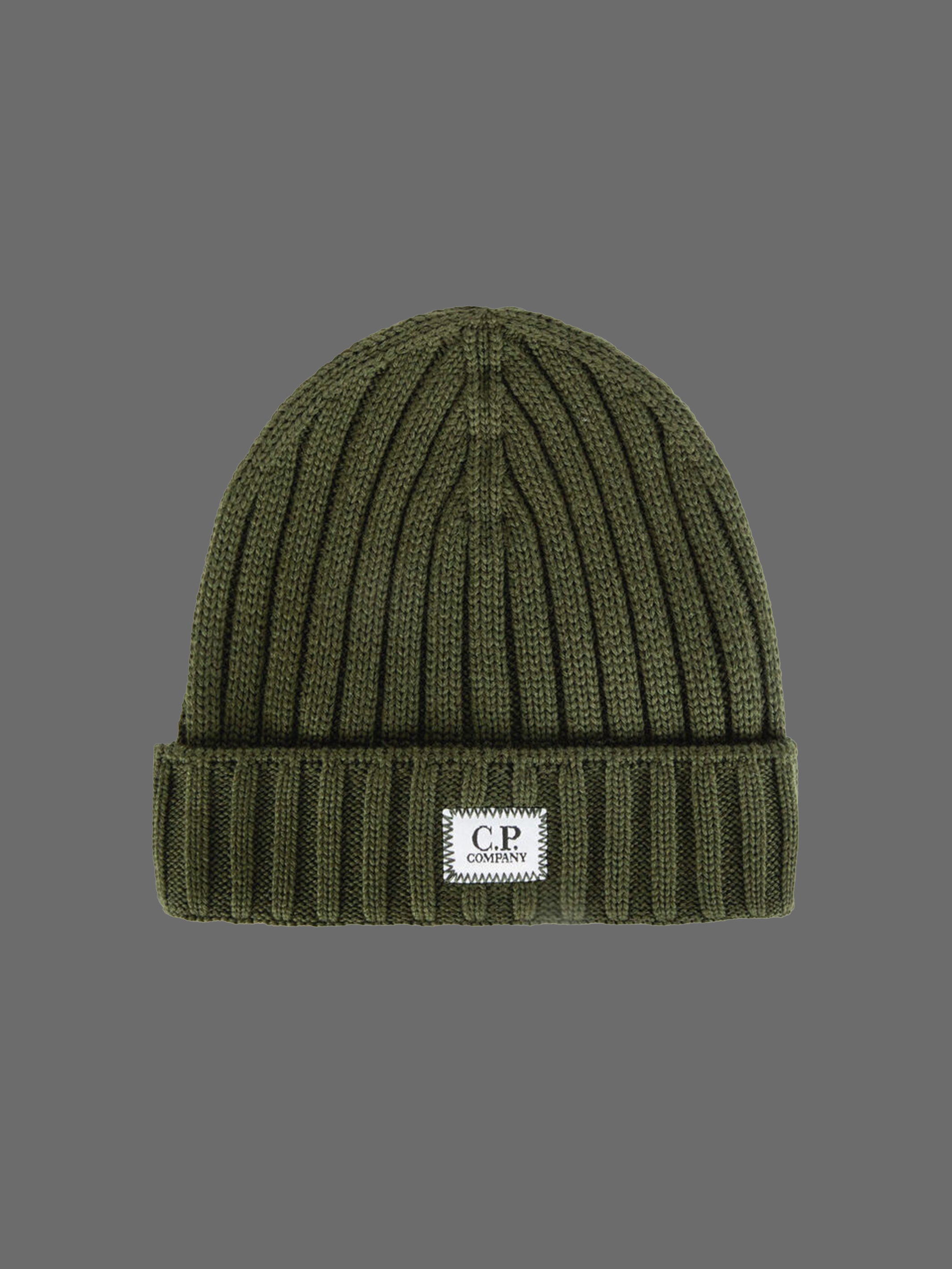 C.P Company Merino Wool Beanie - Grøn