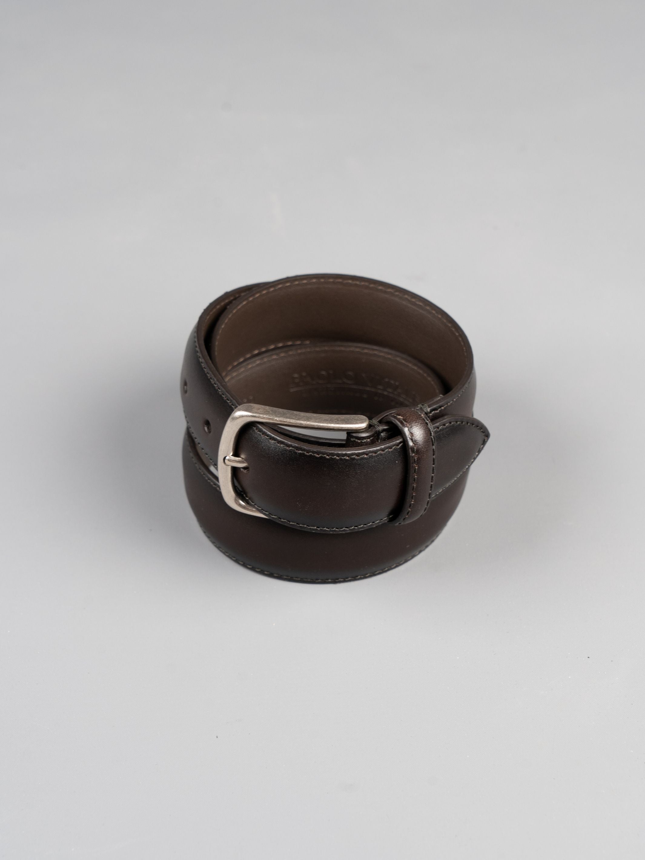 Basic Leather Belt - Brun