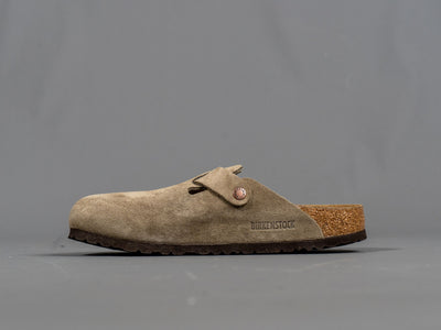 Boston Suede Leather - Taupe
