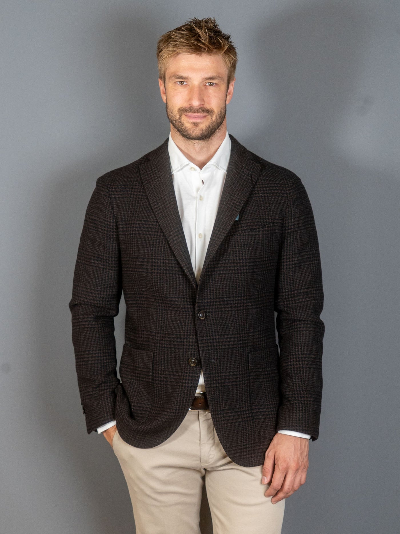 K Jacket Wool Cashmere Blazer - Brun