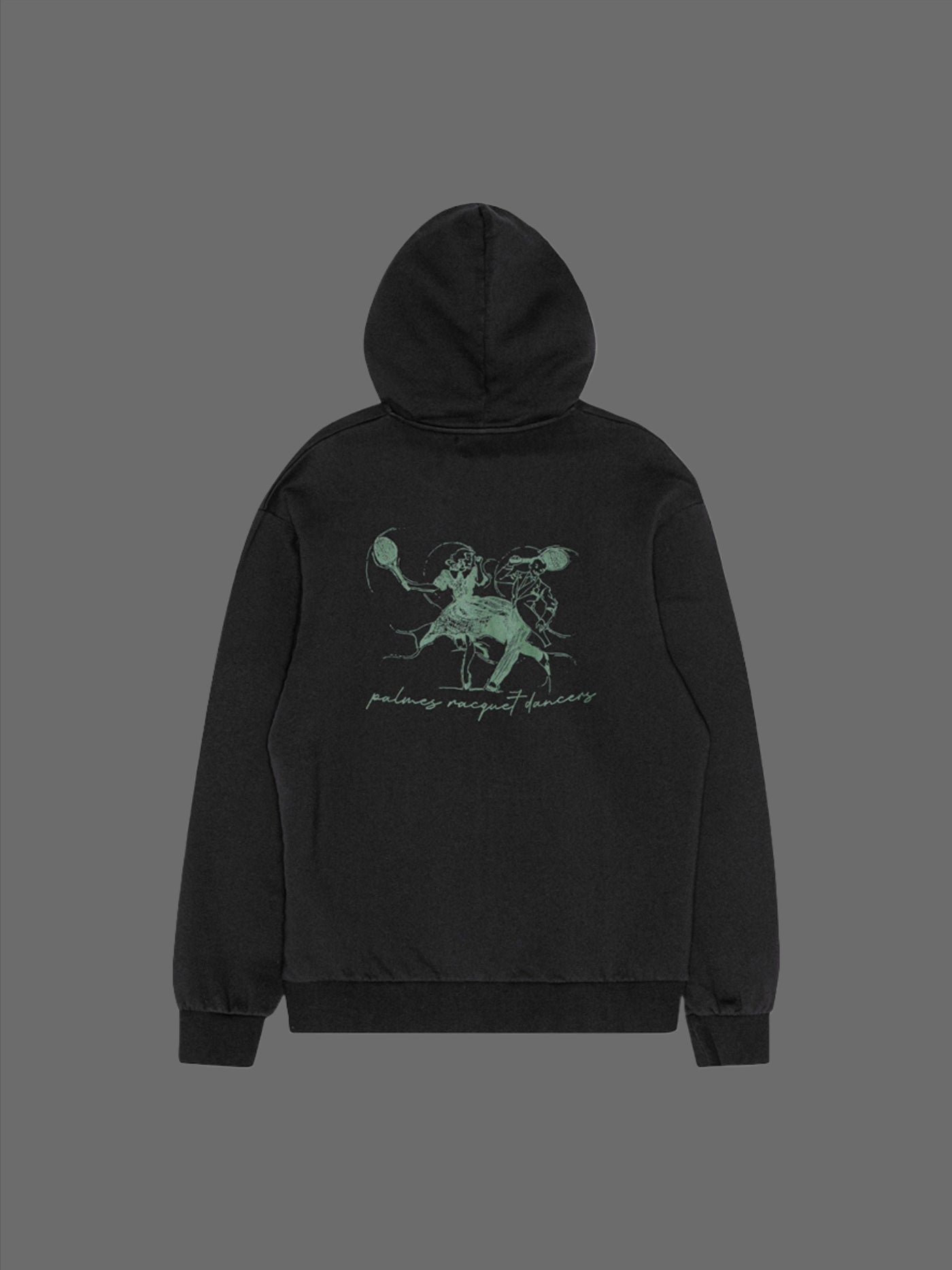 Dance Zippers Hooded Sweatshirt - Sort