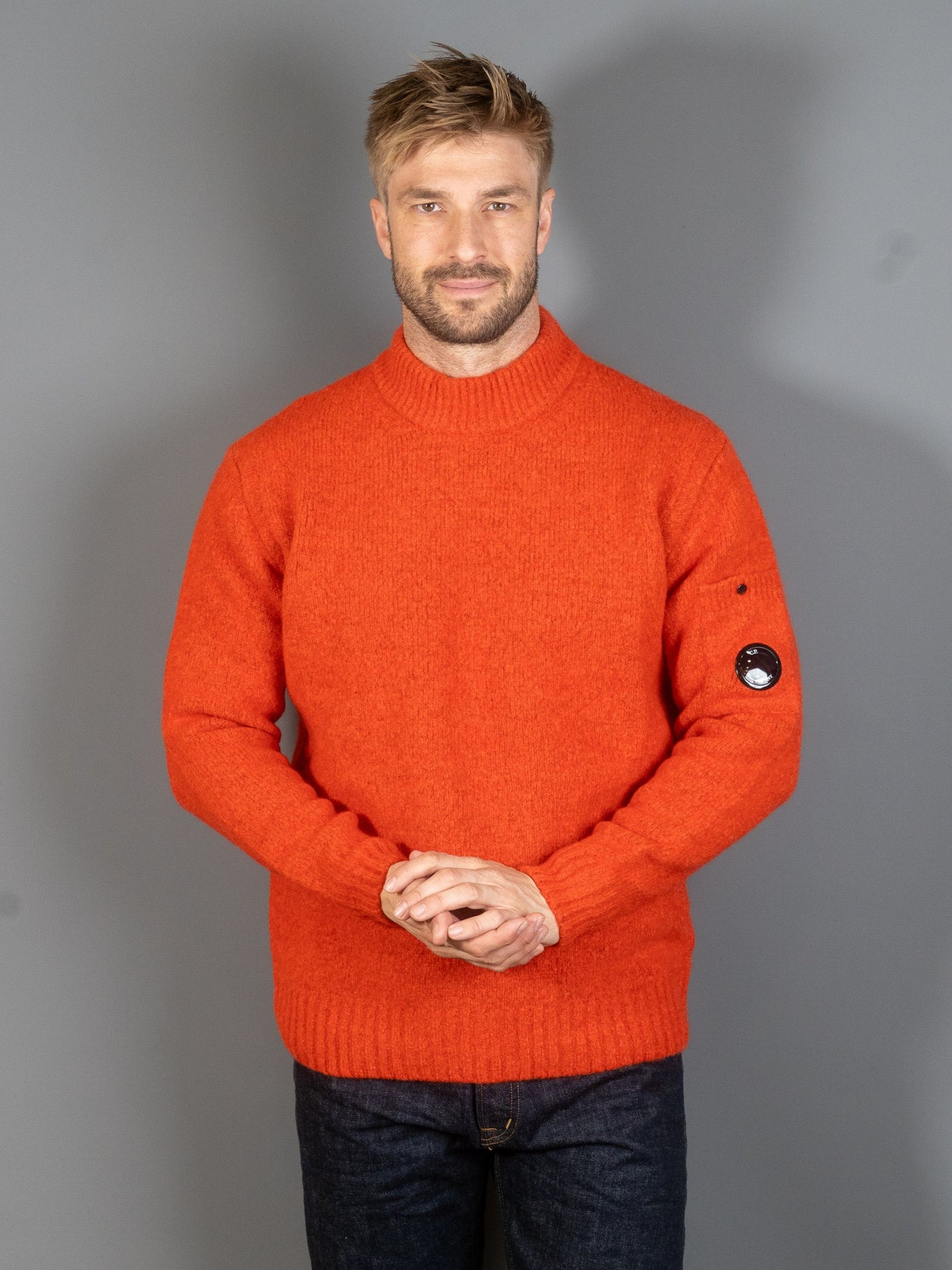 Knitwear Turtleneck Merino Extrafine - Orange