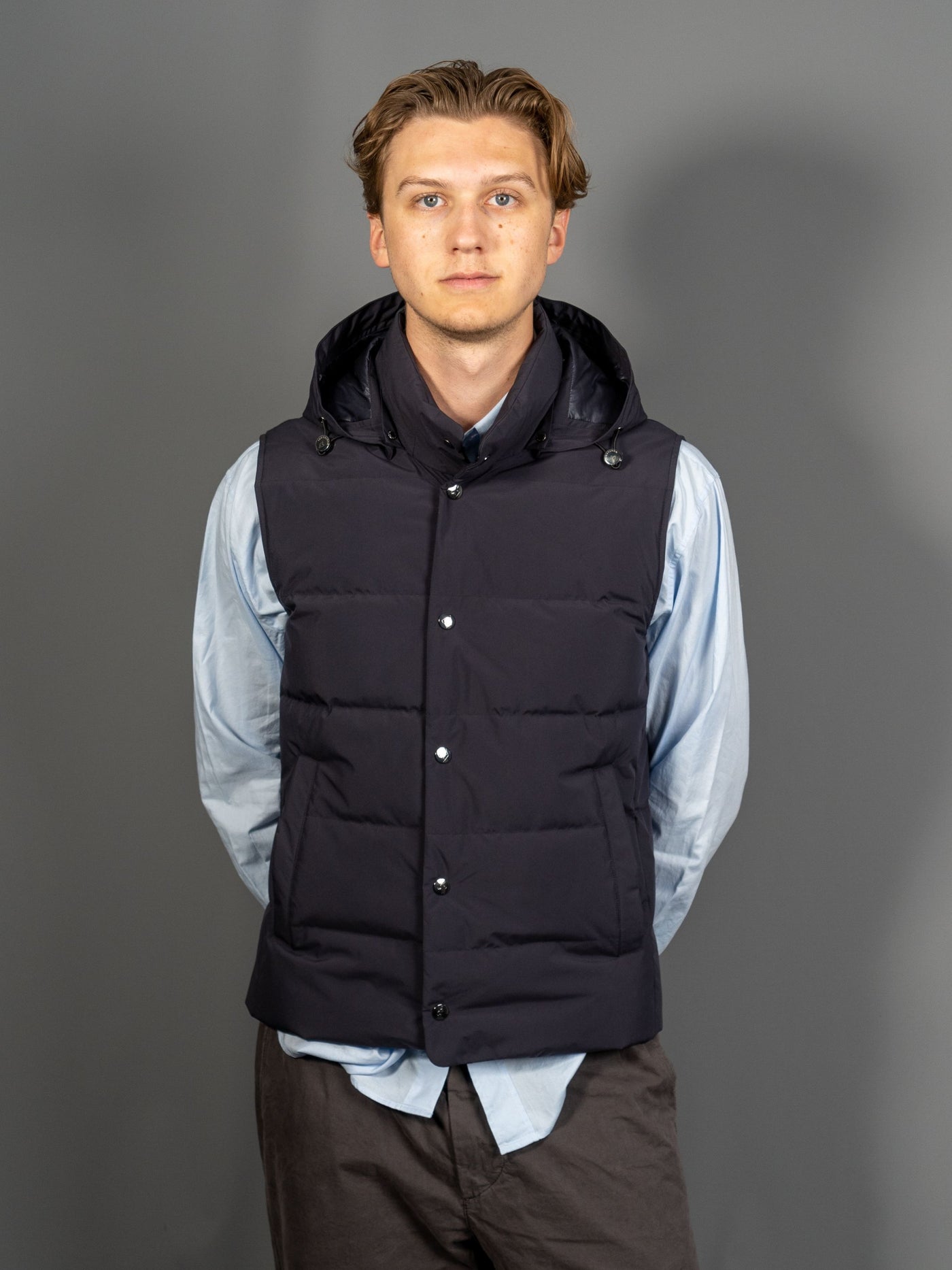 Down Vest - Navy