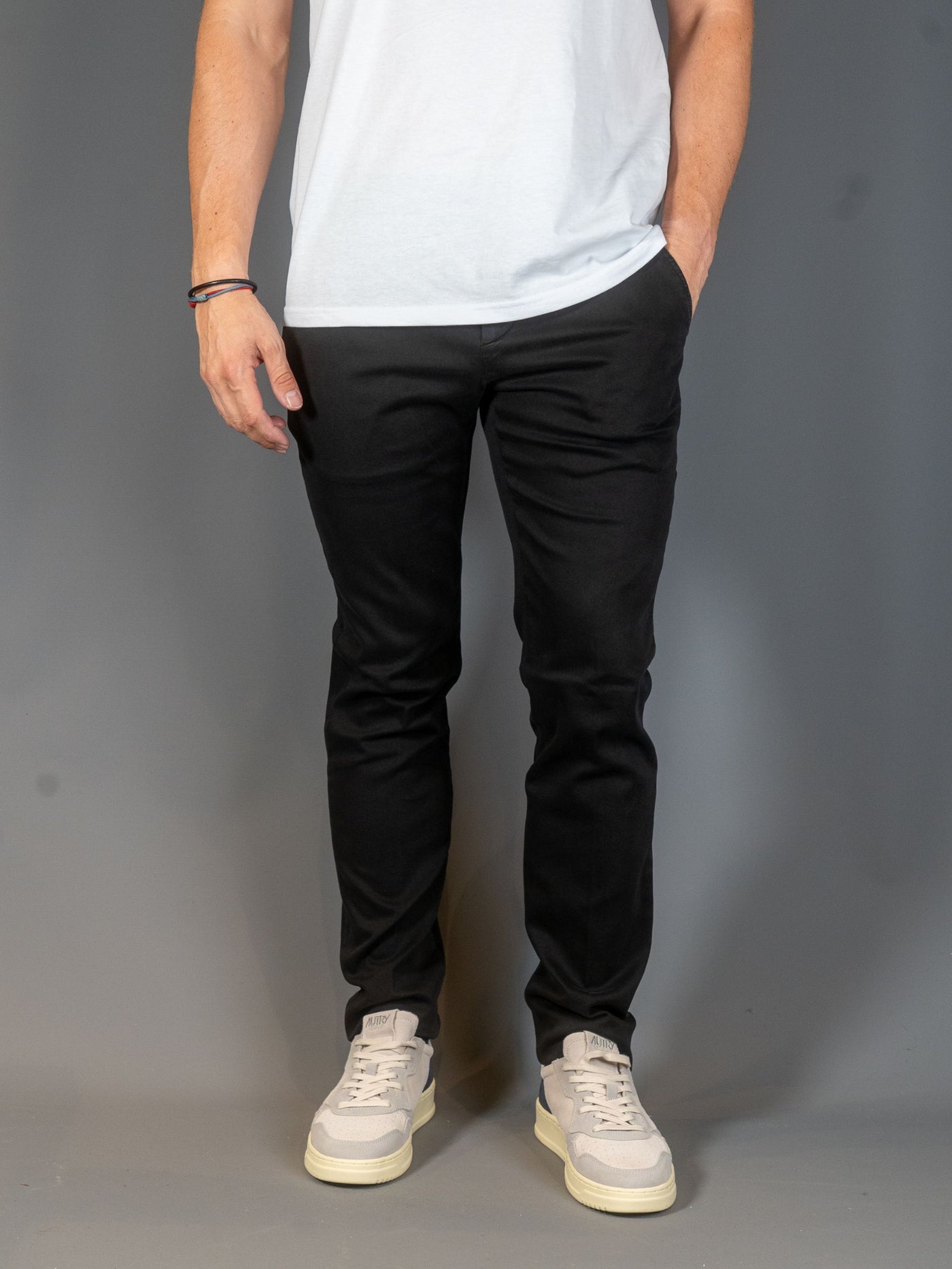 Spiritissimo Straight Fit Chinos LS6 - Sort