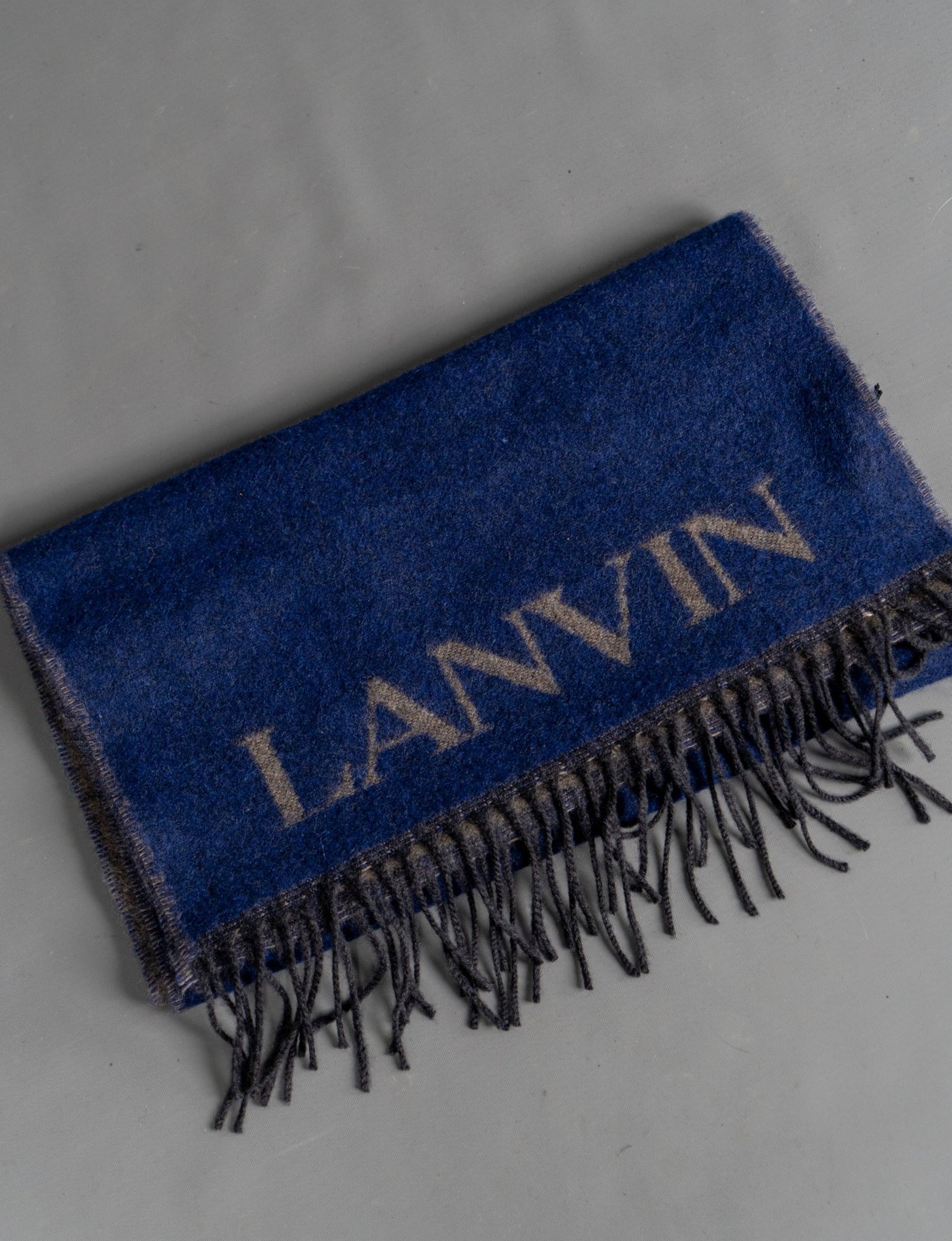 Cashmere Wool Scarf - Blå