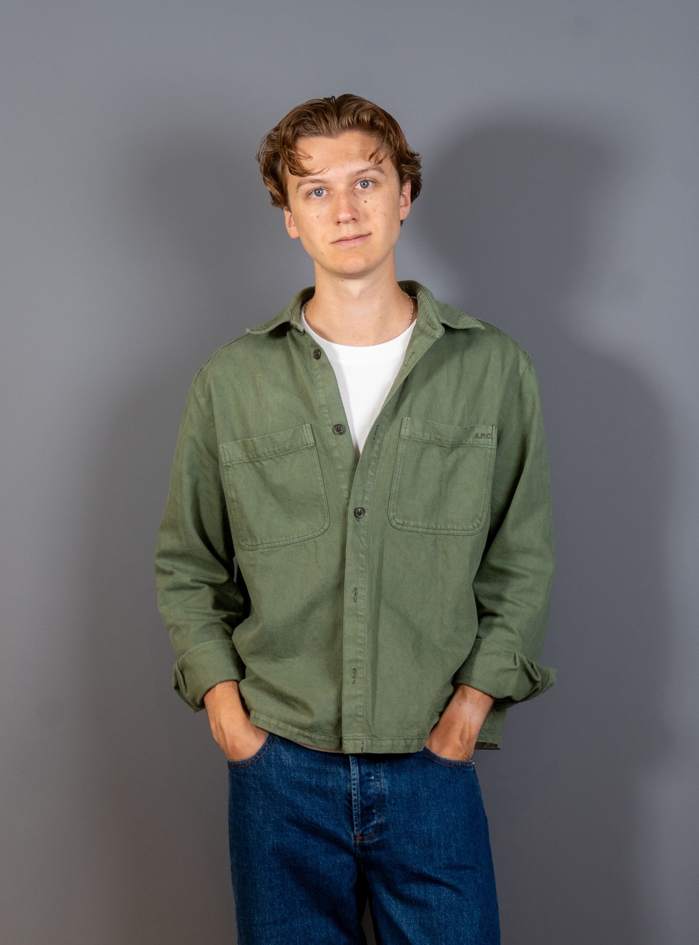 Leon Overshirt - Grøn