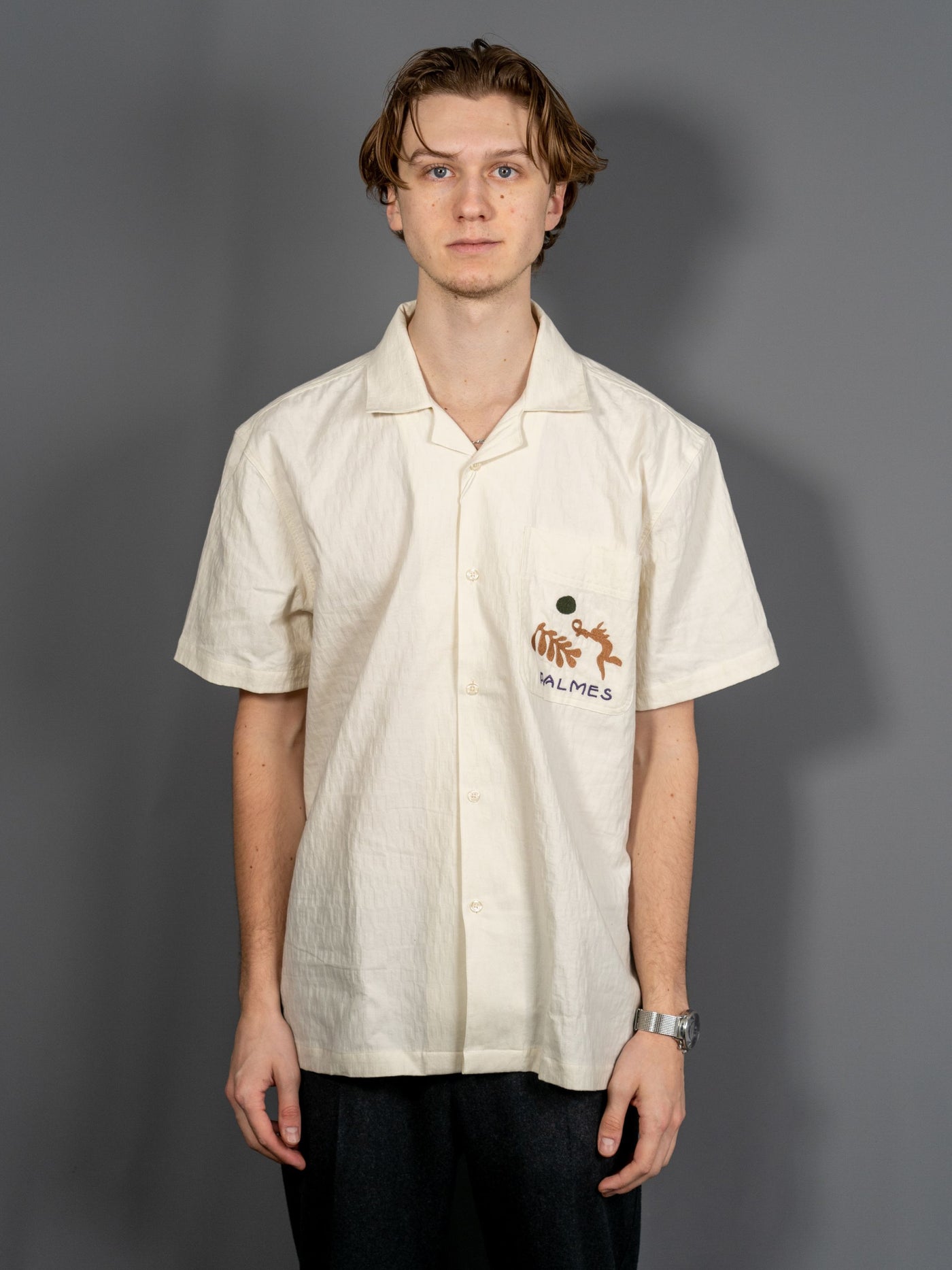 Garden Short-Sleeved Shirt - Off White