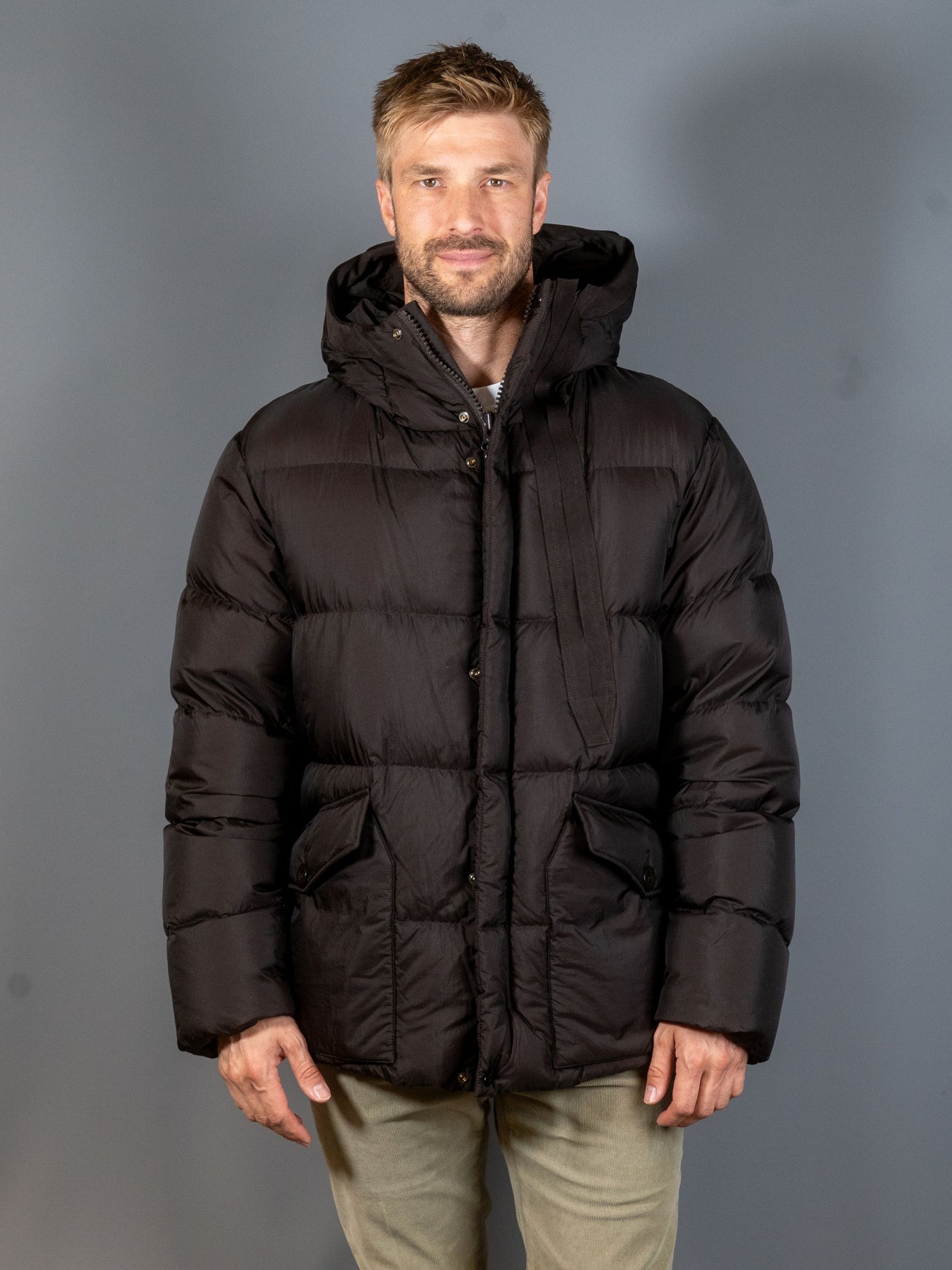 Antarctic Combo Down Jacket - Brun