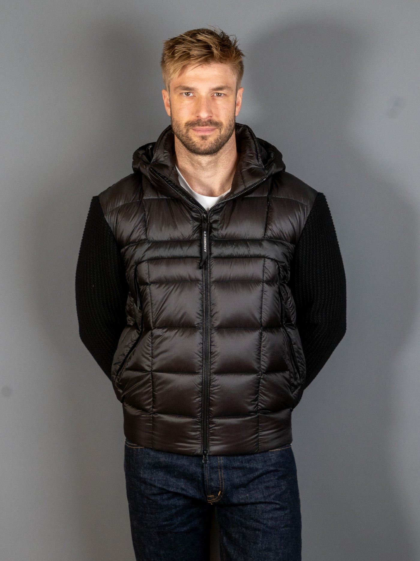 Knitwear Jacket Merino Wool Extrafine - Sort