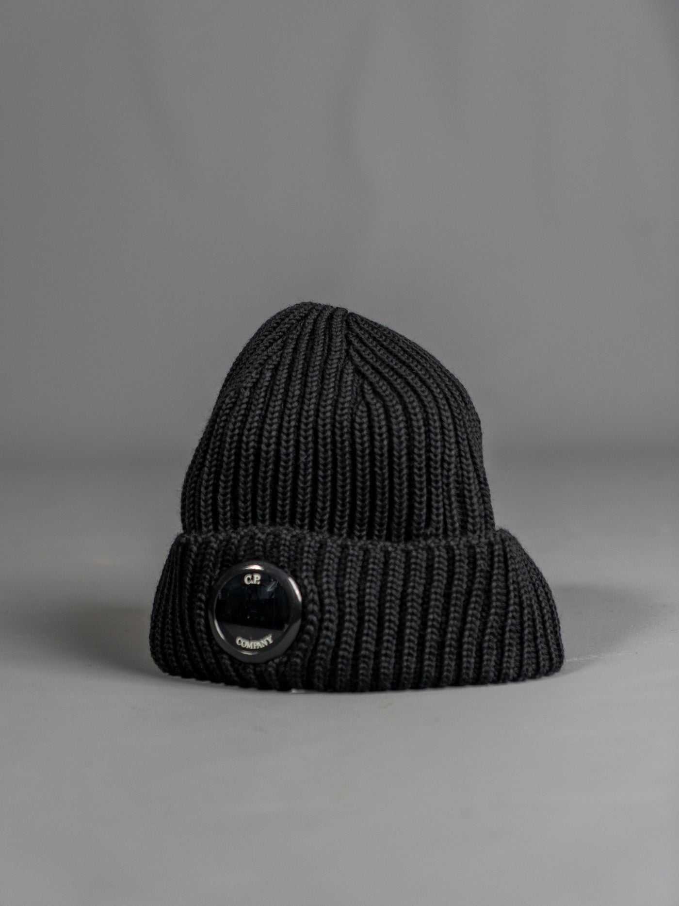 Lens Knit Beanie - Sort