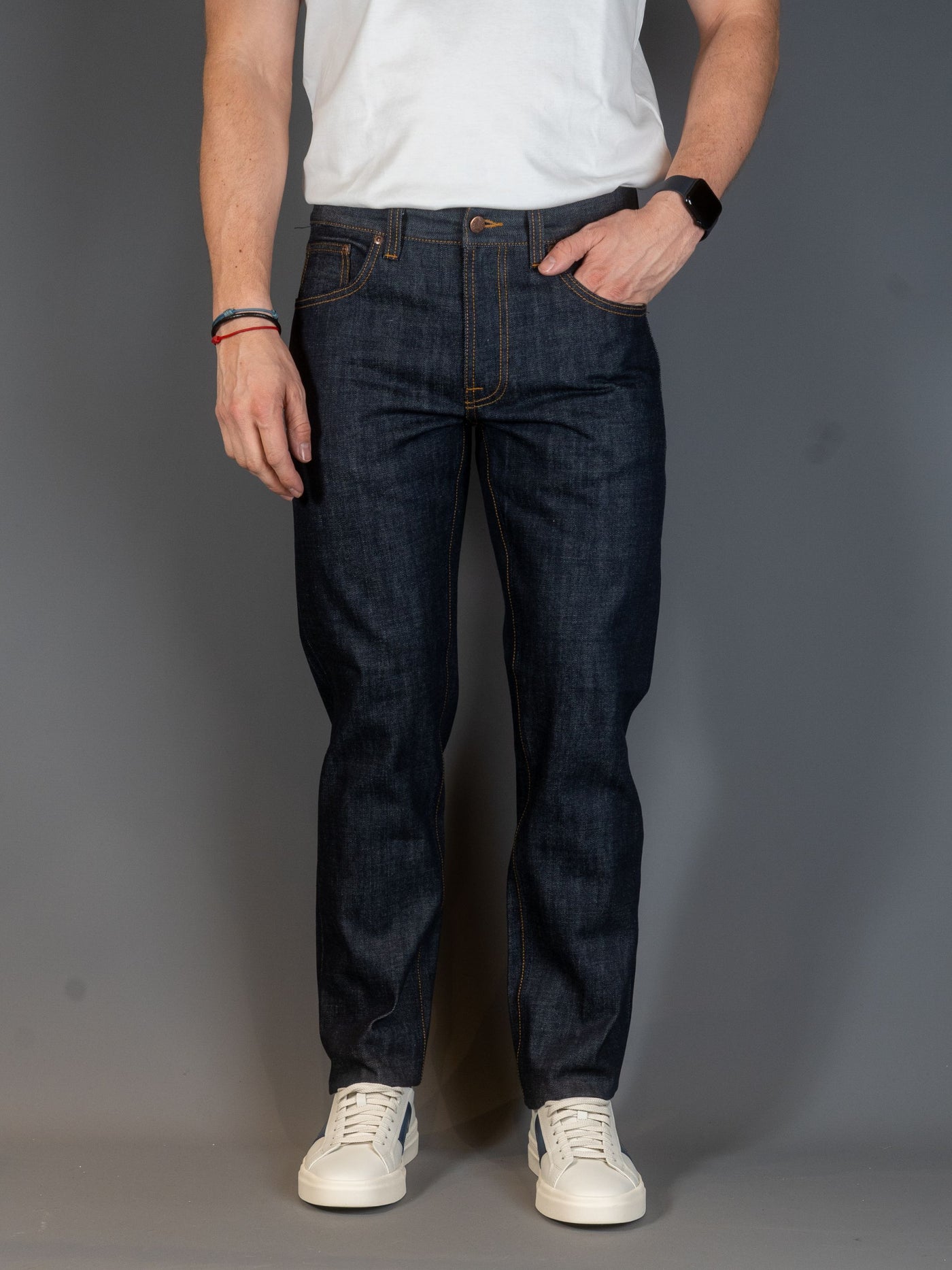 Gritty Jackson Dry Old Jeans - Blå