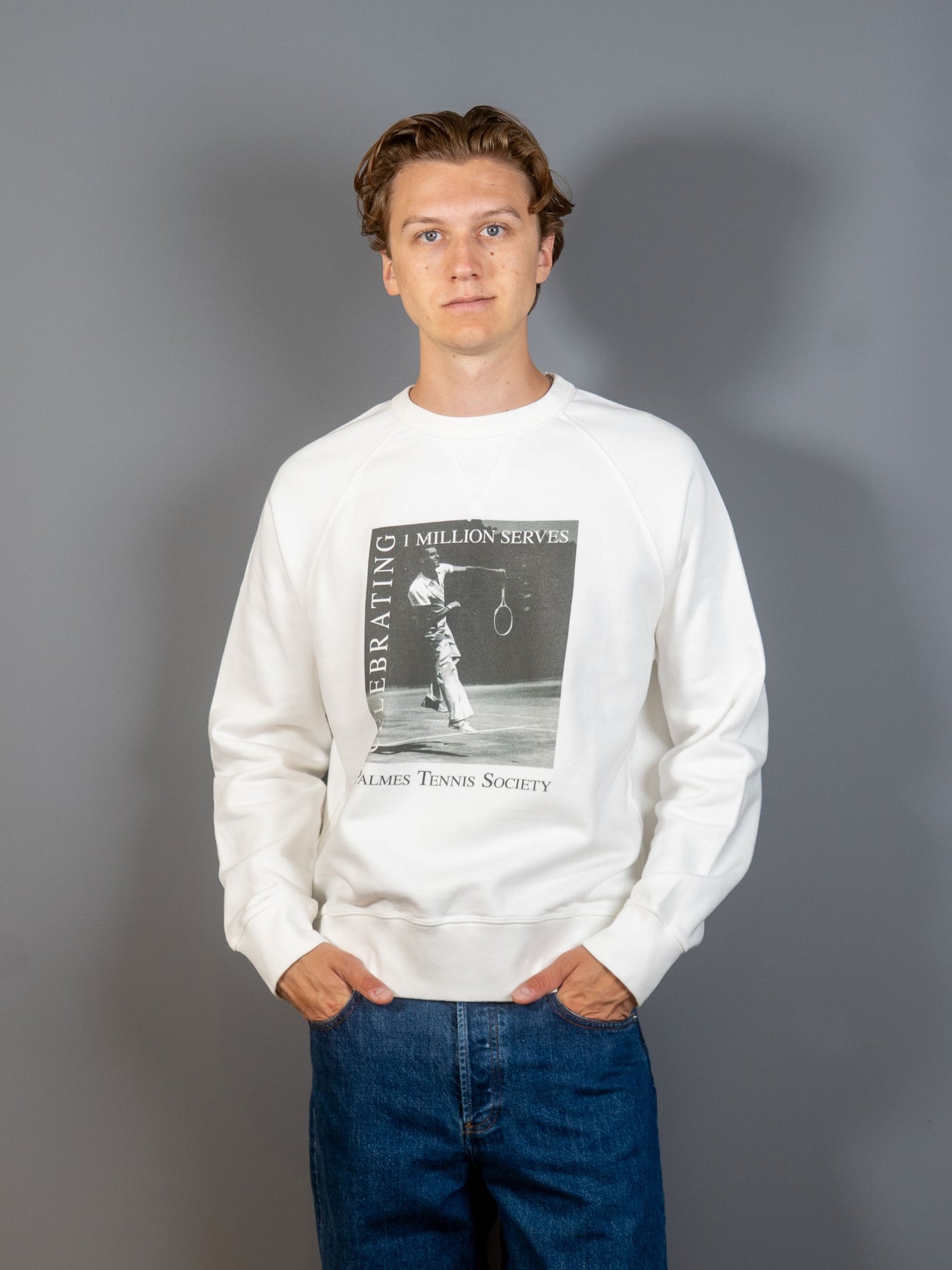Celebration Raglan Crewneck - Off White