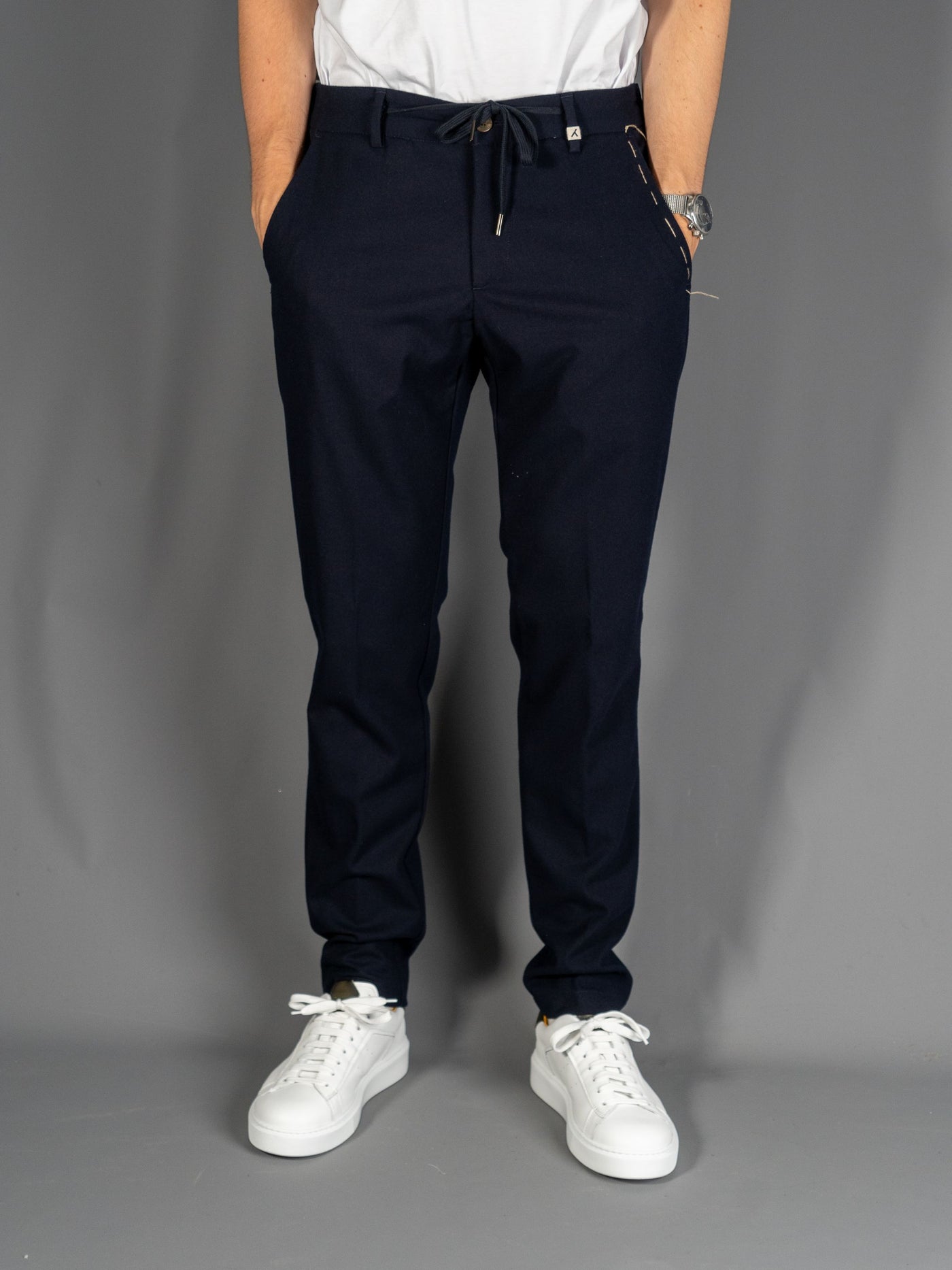 Apollo Contemporary Flannel Pants - Navy