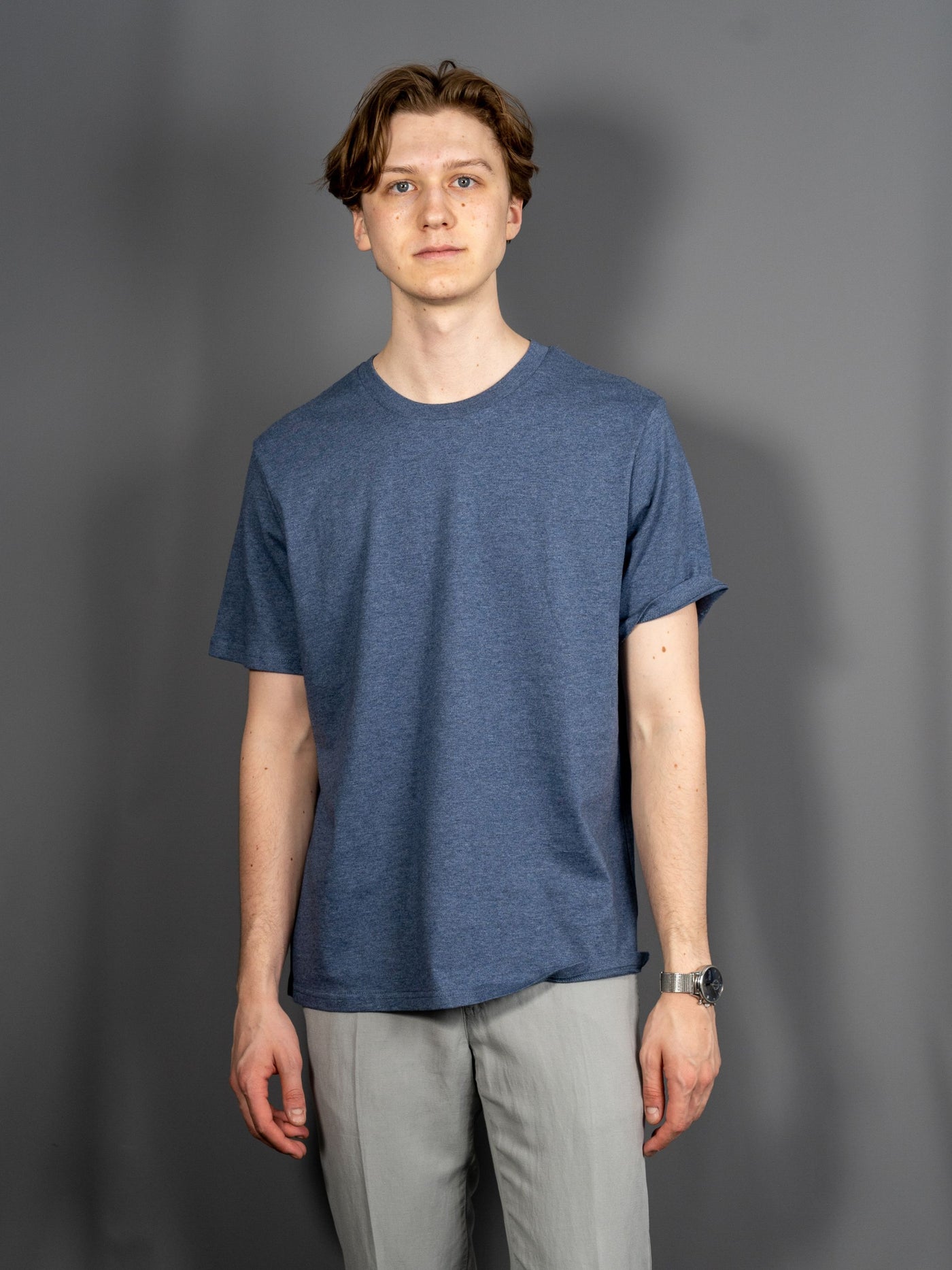 Wardhog Organic Basic Tee - Blå