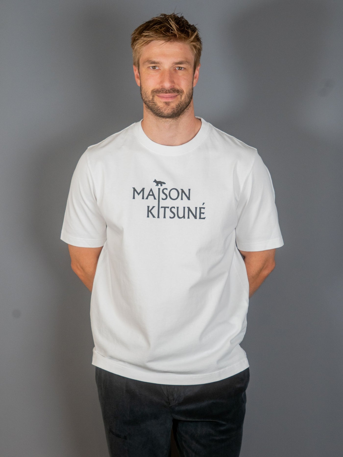 Maison Kitsuné Pillar Comfort Tee - Hvid