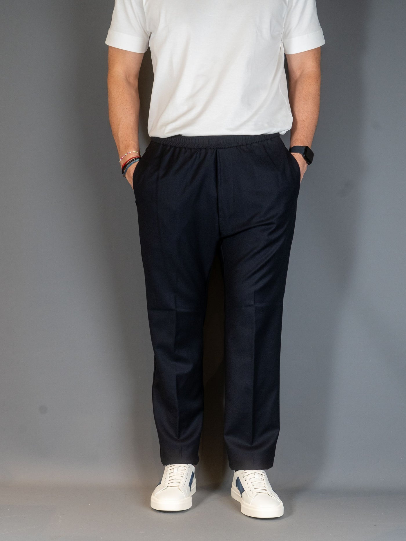 Trousers Bativoga Flannel - Navy