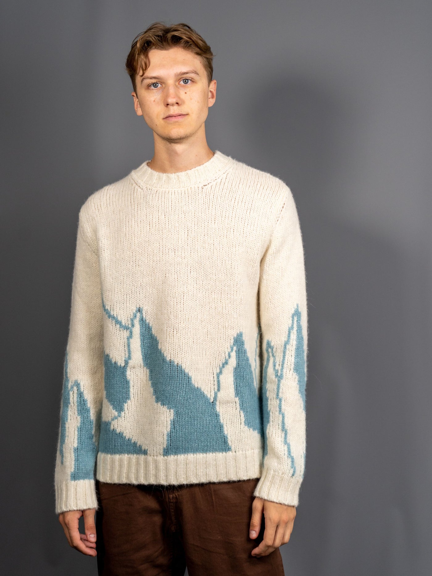 Mountain Alpaca Wool Knit - Hvid