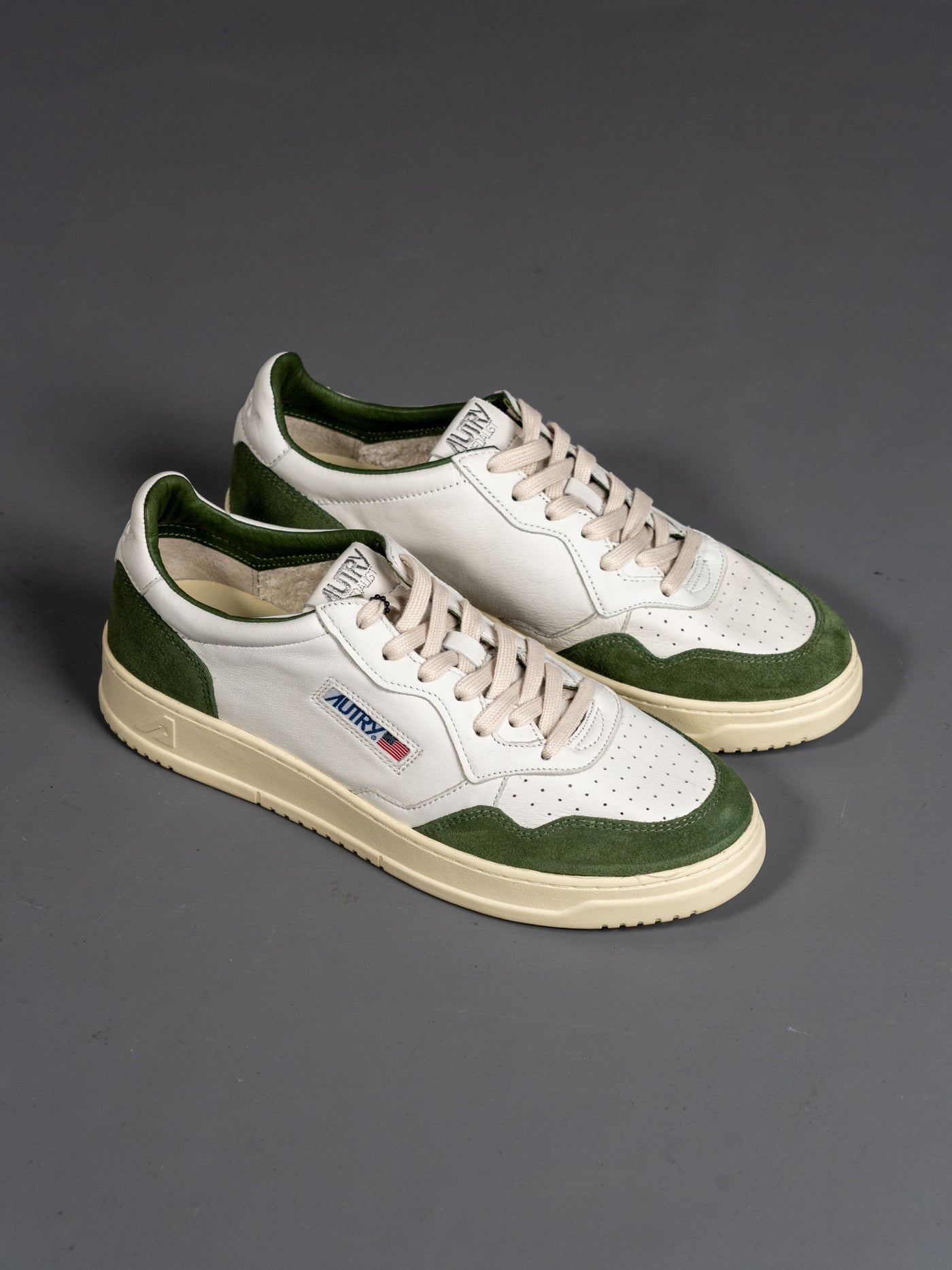 Medalist Low Sneaker Suede Leather - Grøn