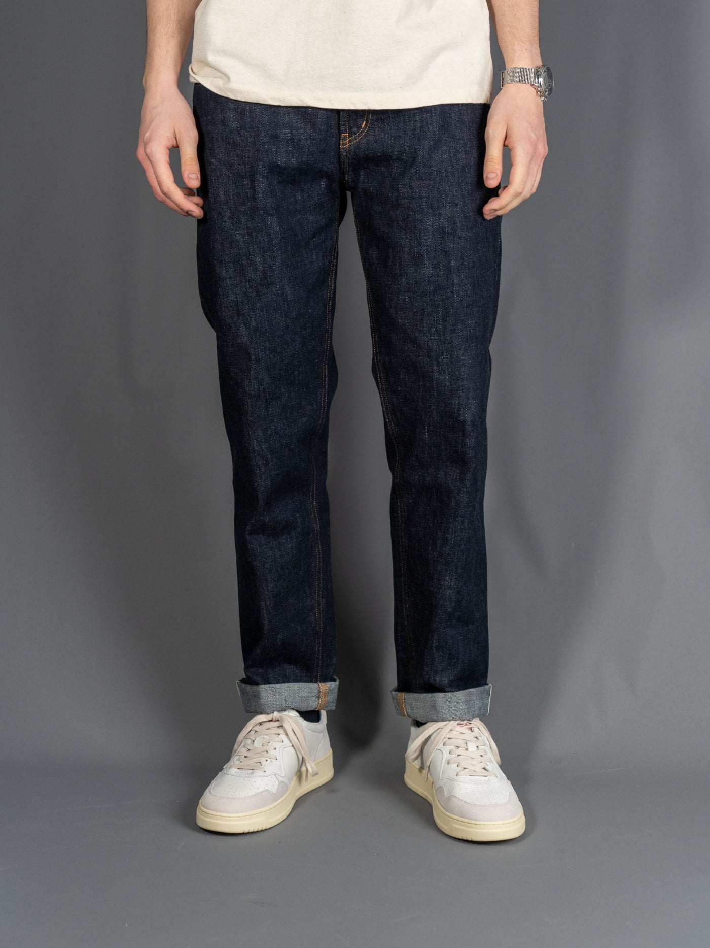 Ervin Loose Fit Japanese Jeans - Navy