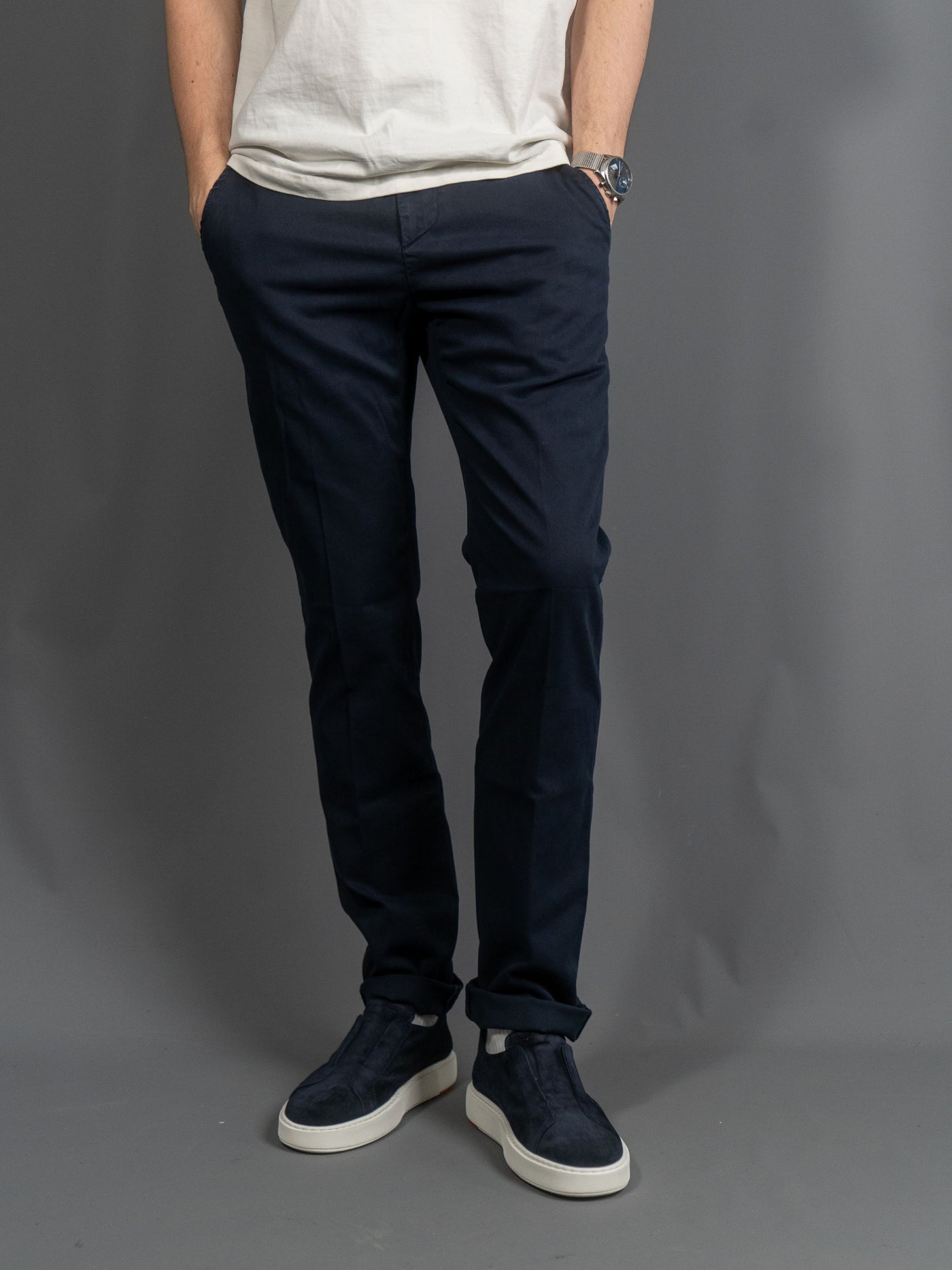Spiritissimo Regular Fit Chinos IV9 - Navy