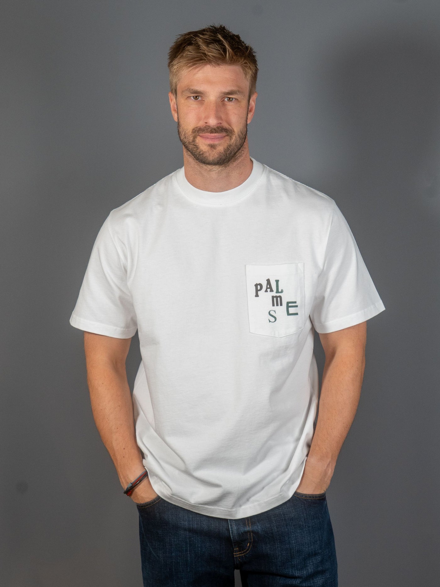 Scatter Pocket T-Shirt - White