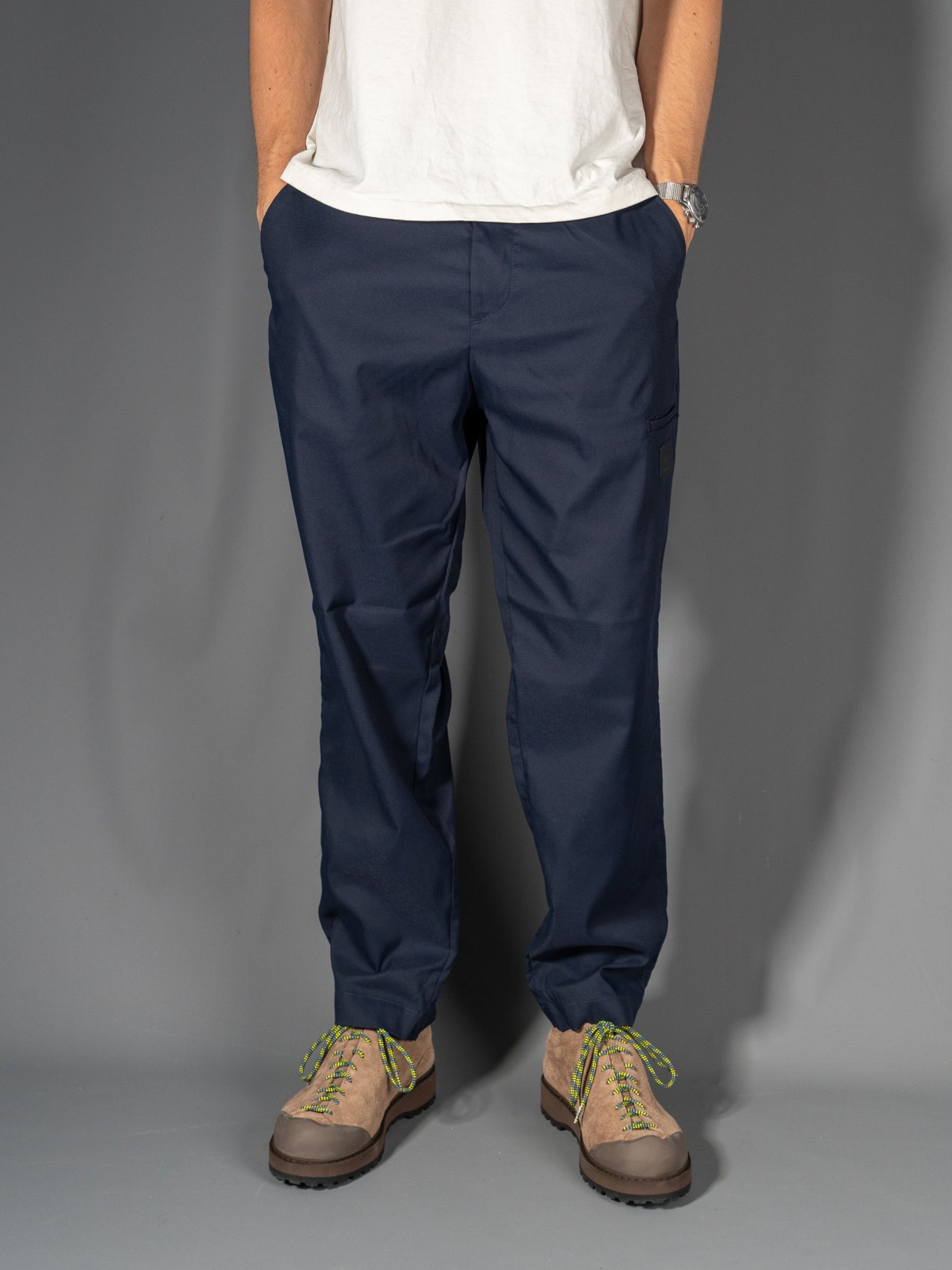 Metropolis Series Technical Panama Regular Pants - Navy