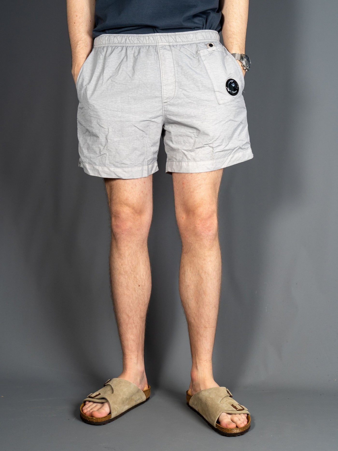 C.P. Lens Swim Shorts - Grå