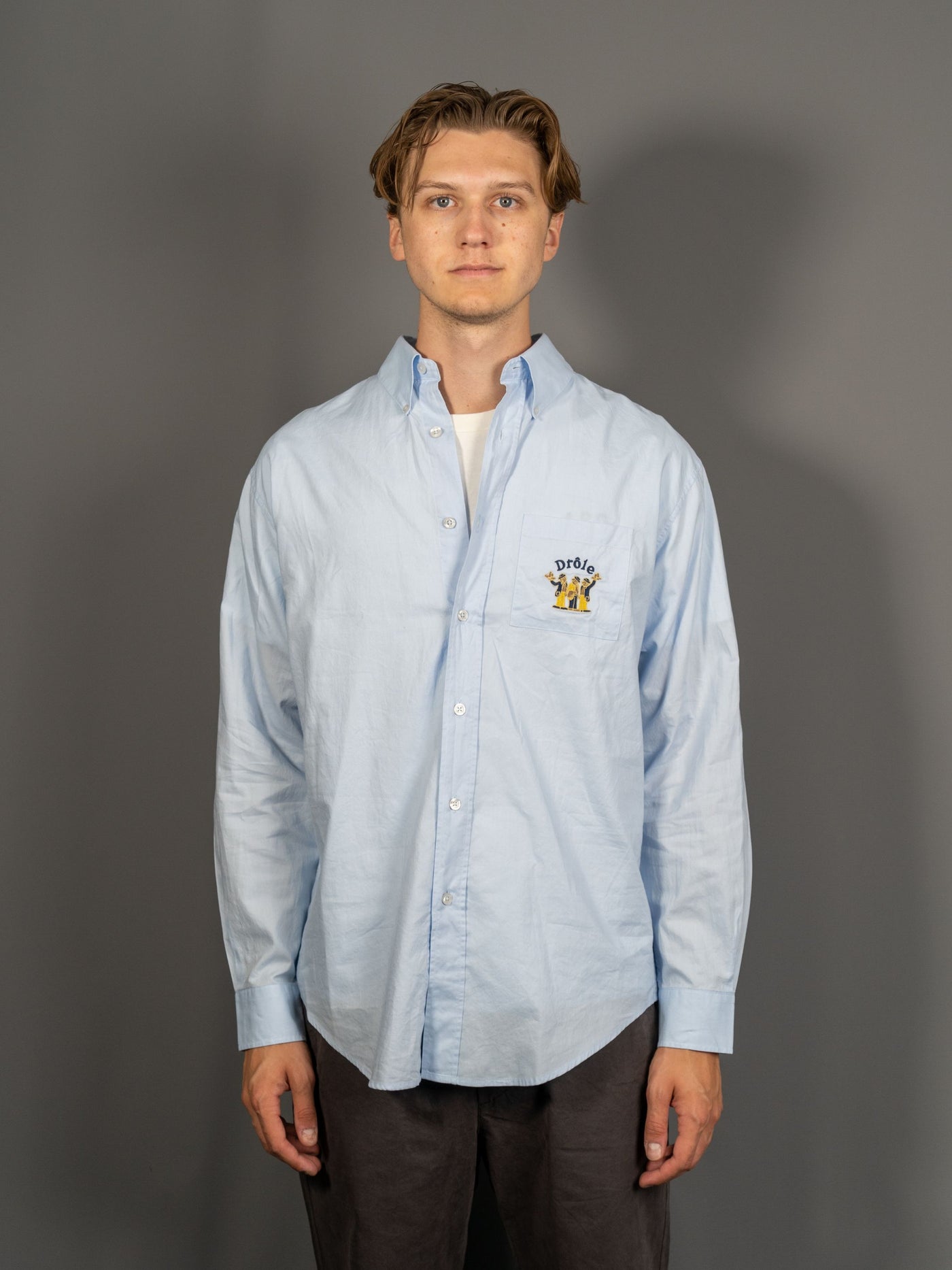 La Chemise Oxford - Lyseblå