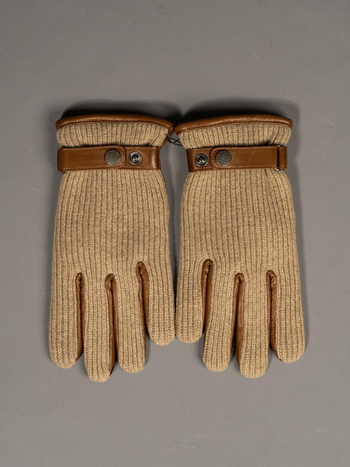 Christopher Wool Gloves - Brun