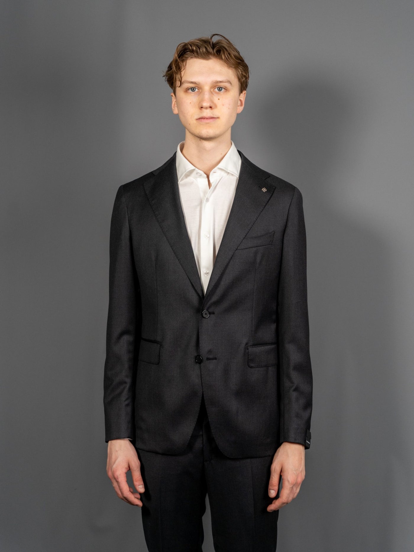 Wool Suit Blazer Super 110 - Mørkegrå