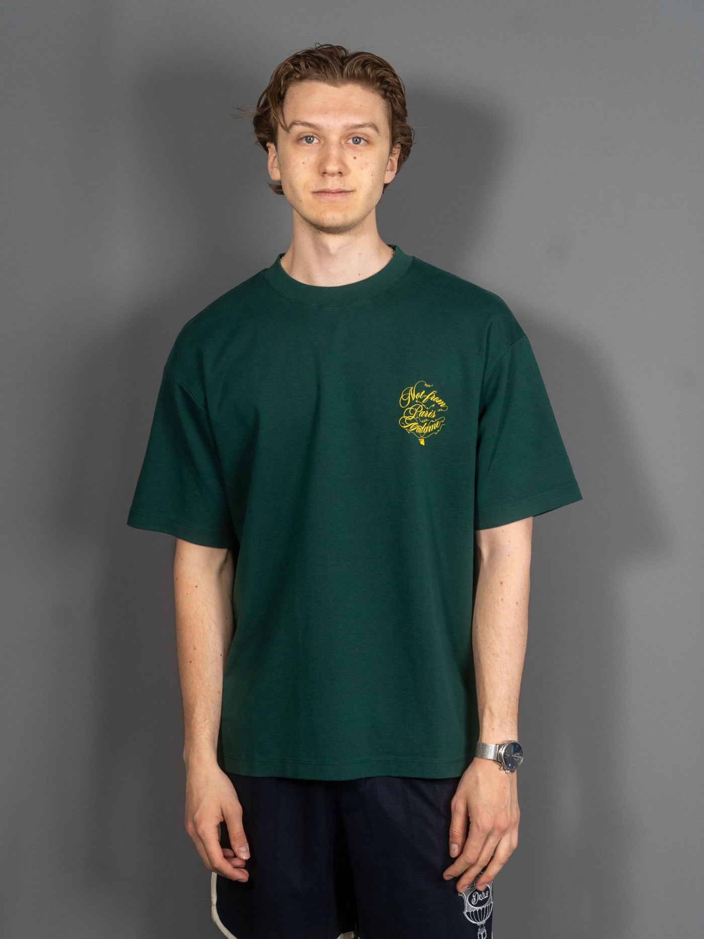 Le T-Shirt Slogan Vignes - Grøn