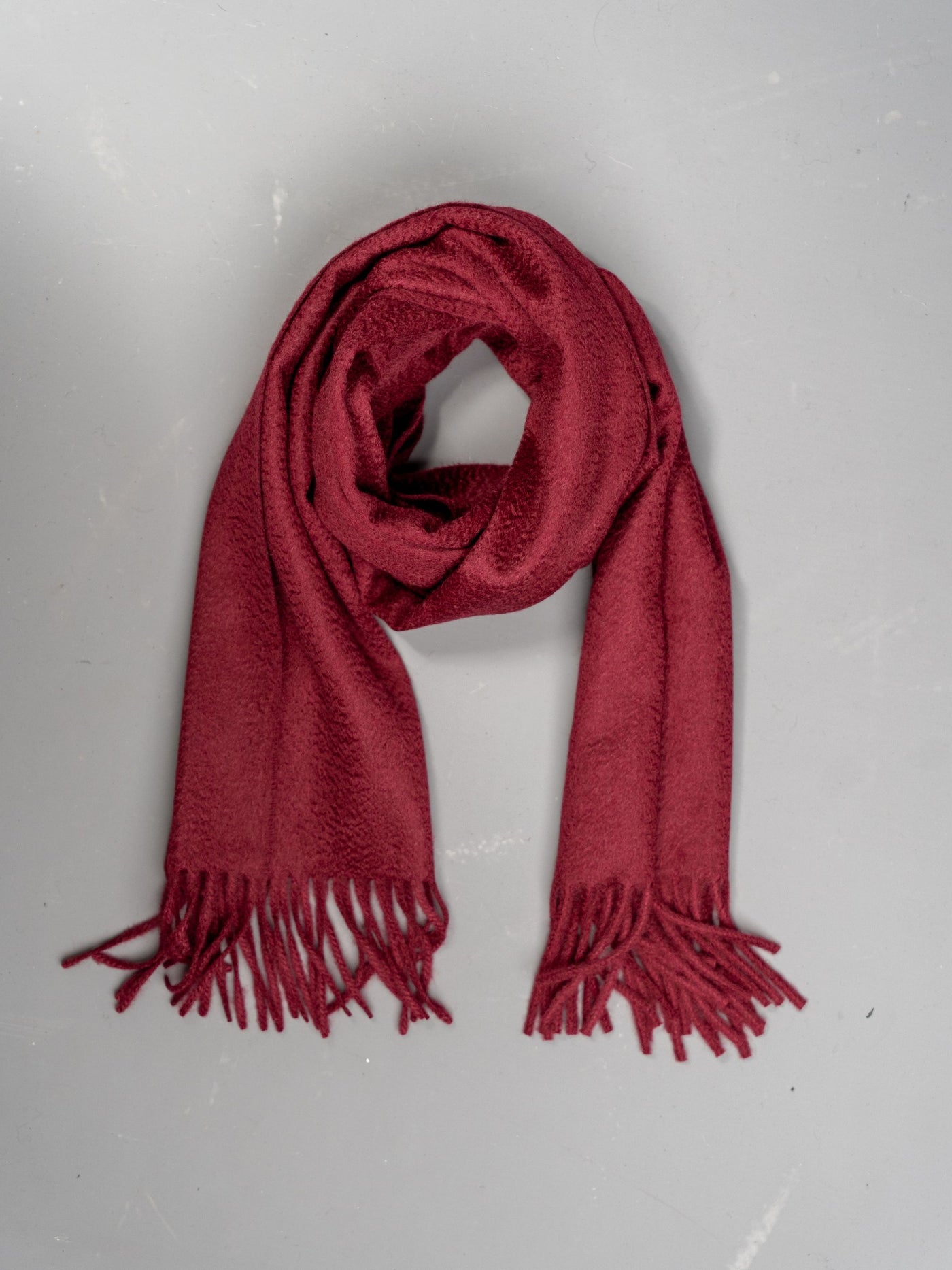 Cashmere Scarf - Burgundy