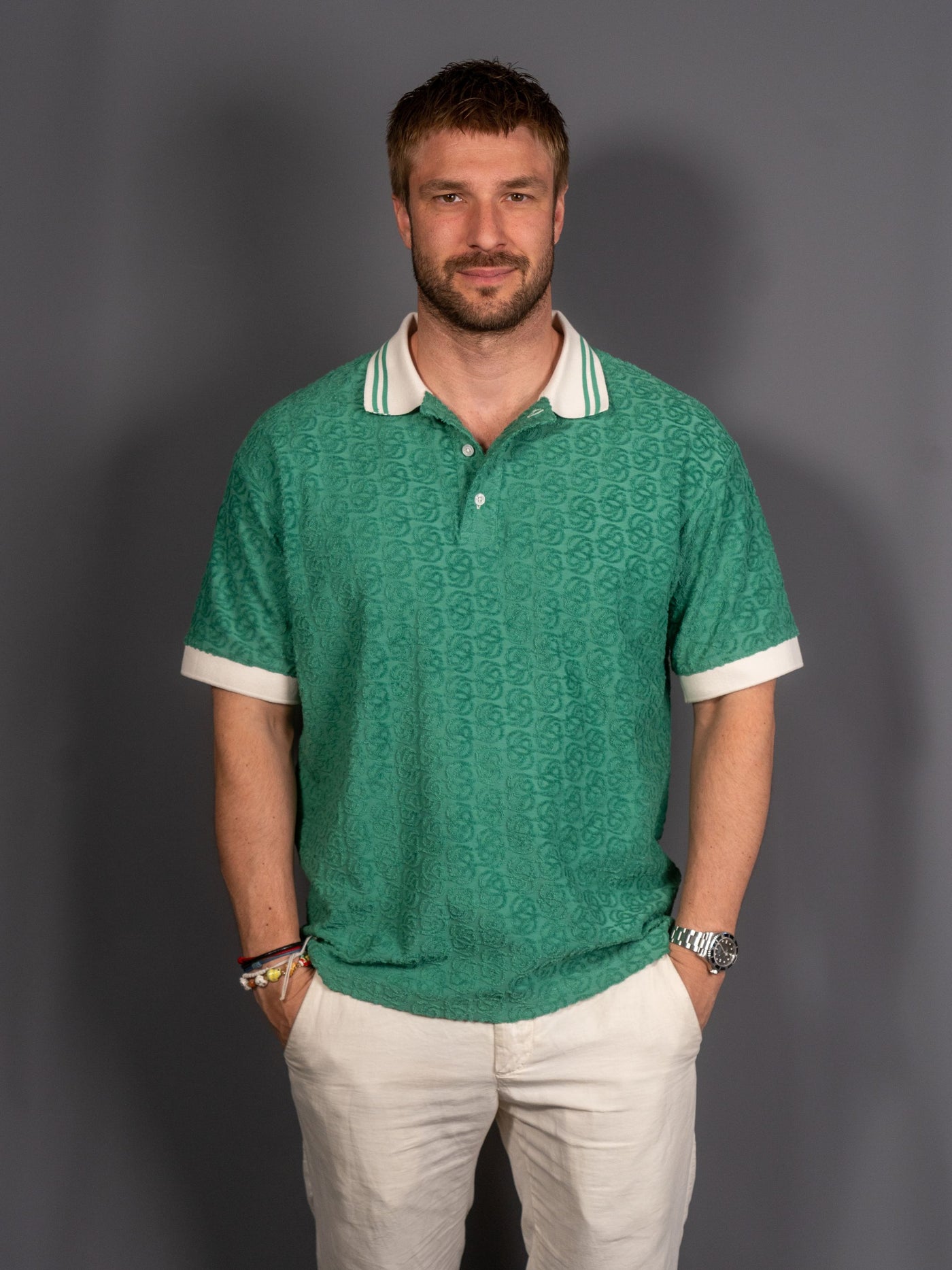 Le Polo Monogramme MC - Grøn