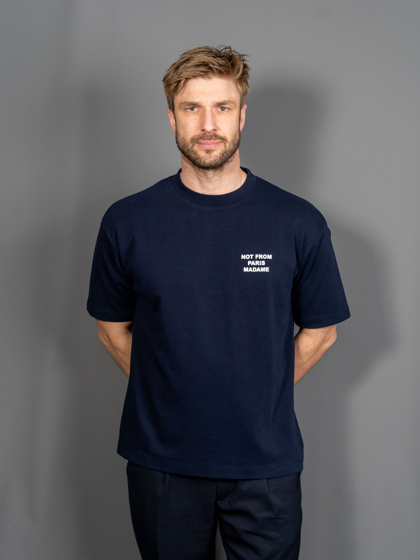 Le T-Shirt Slogan - Navy