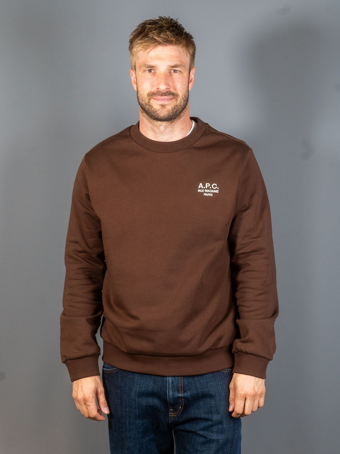 A.P.C. Rue Madame Sweatshirt - Brun