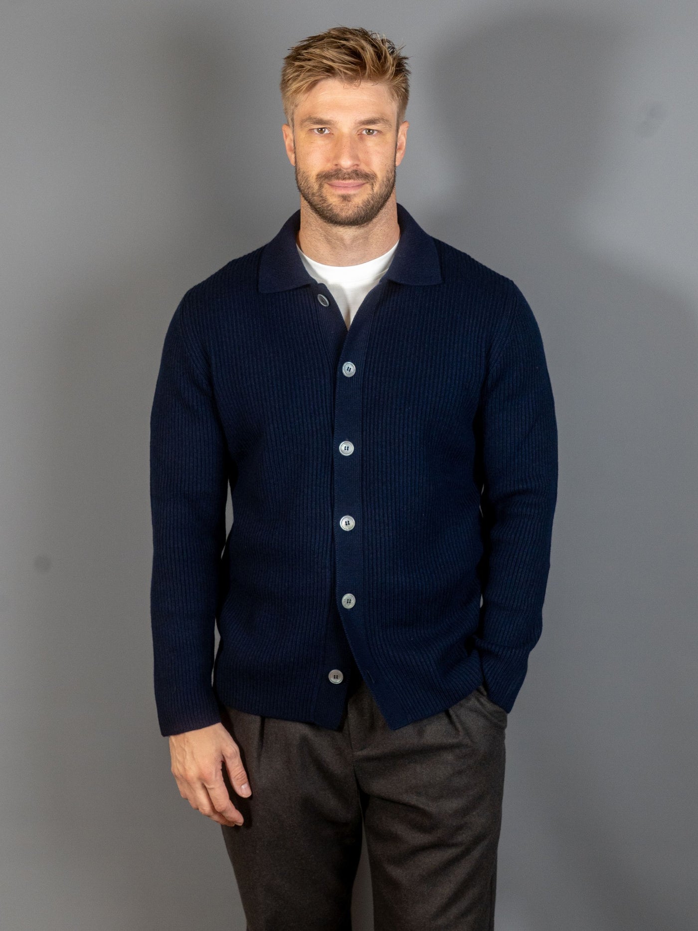 Cardigan Cashmere - Navy