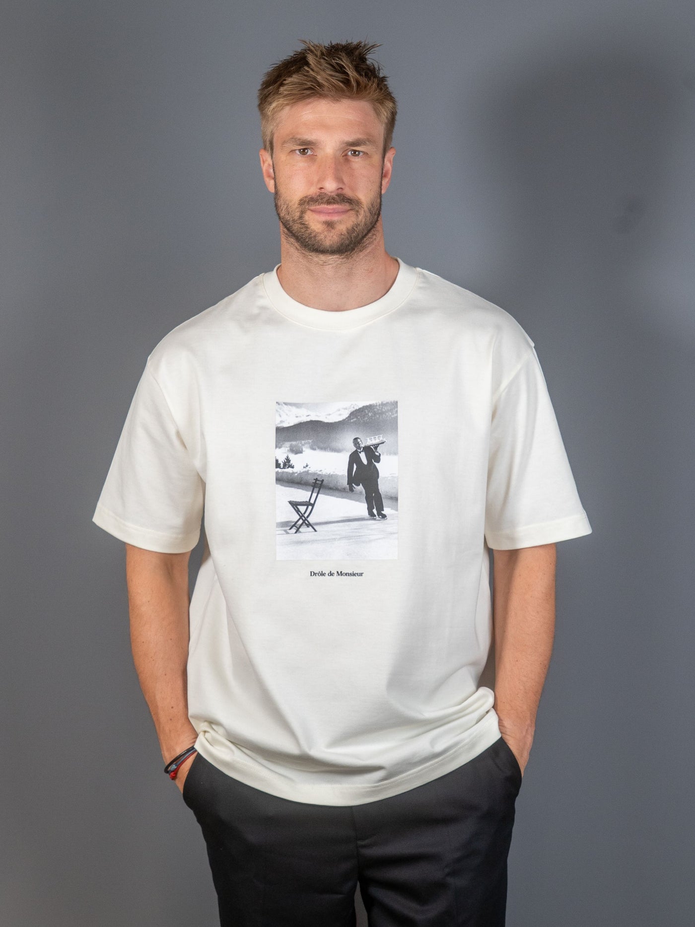 Le T-shirt Ice Skating Waiter – Off White