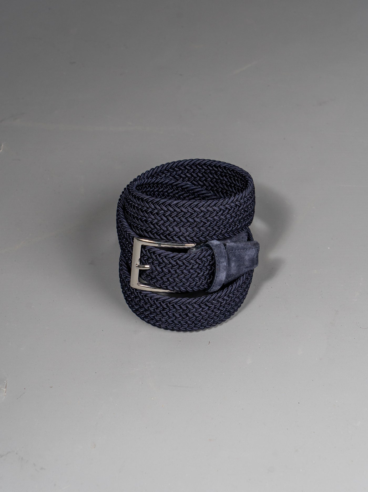 Braided Elastic Belt - Blå