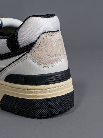 Rookie Low Sneaker Leather - Hvid/Sort