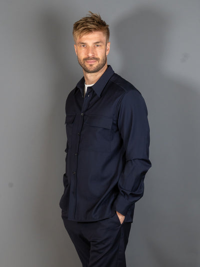 Shirt Den Tropical - Navy