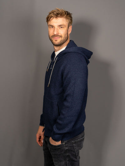 Hoodie Full Zip - Navy