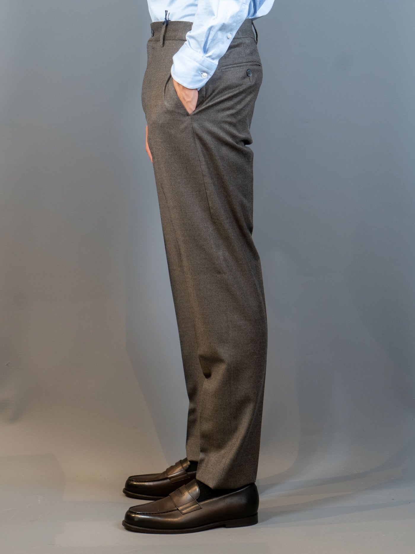 Zero Gravity Wool Trousers - Brun