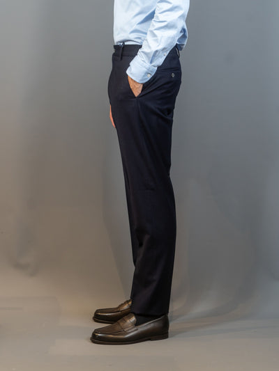 Zero Gravity Wool Trousers - Navy