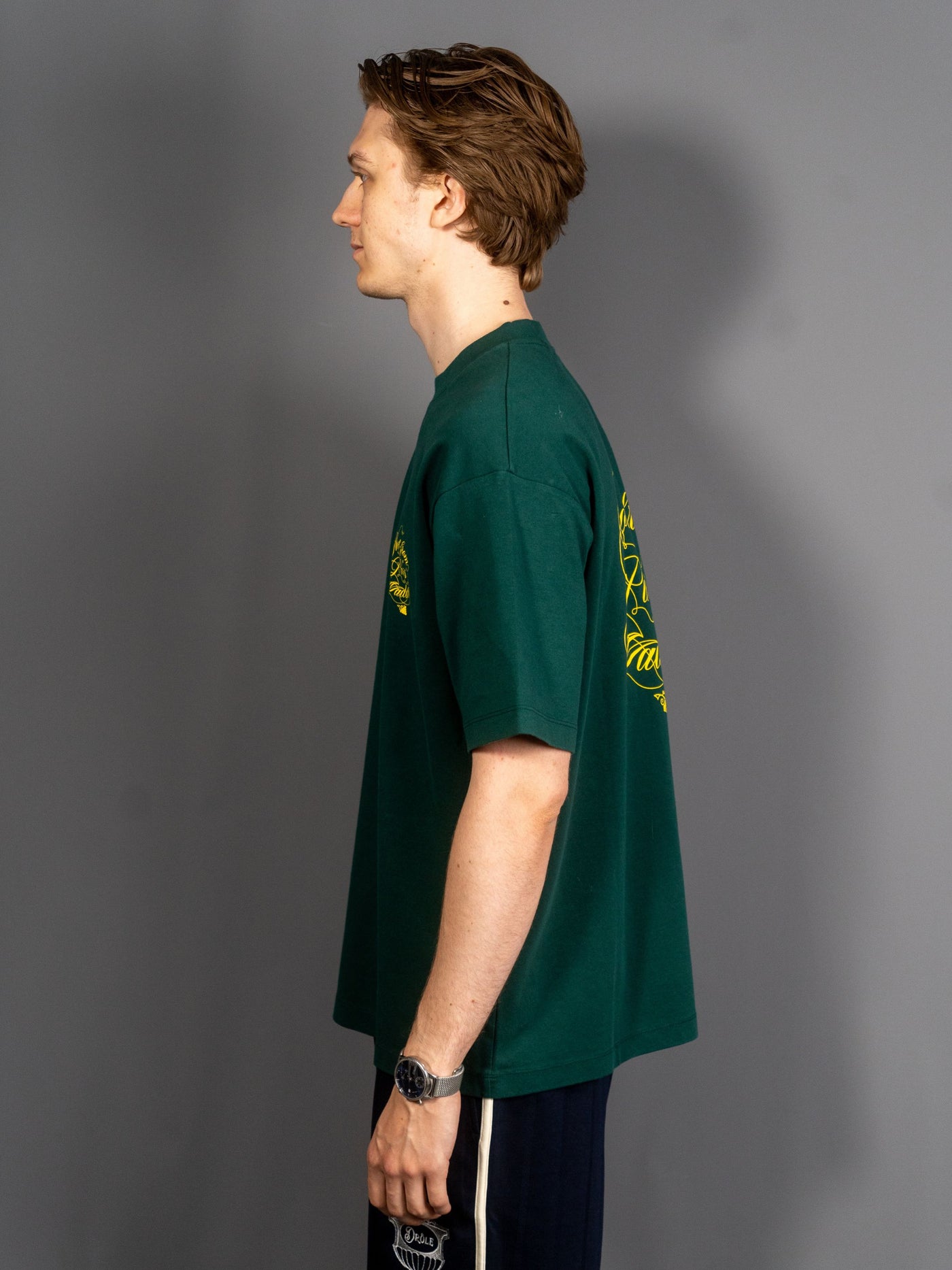 Le T-Shirt Slogan Vignes - Grøn