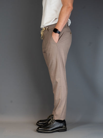 Apollo Contemporary Flannel Pants - Beige