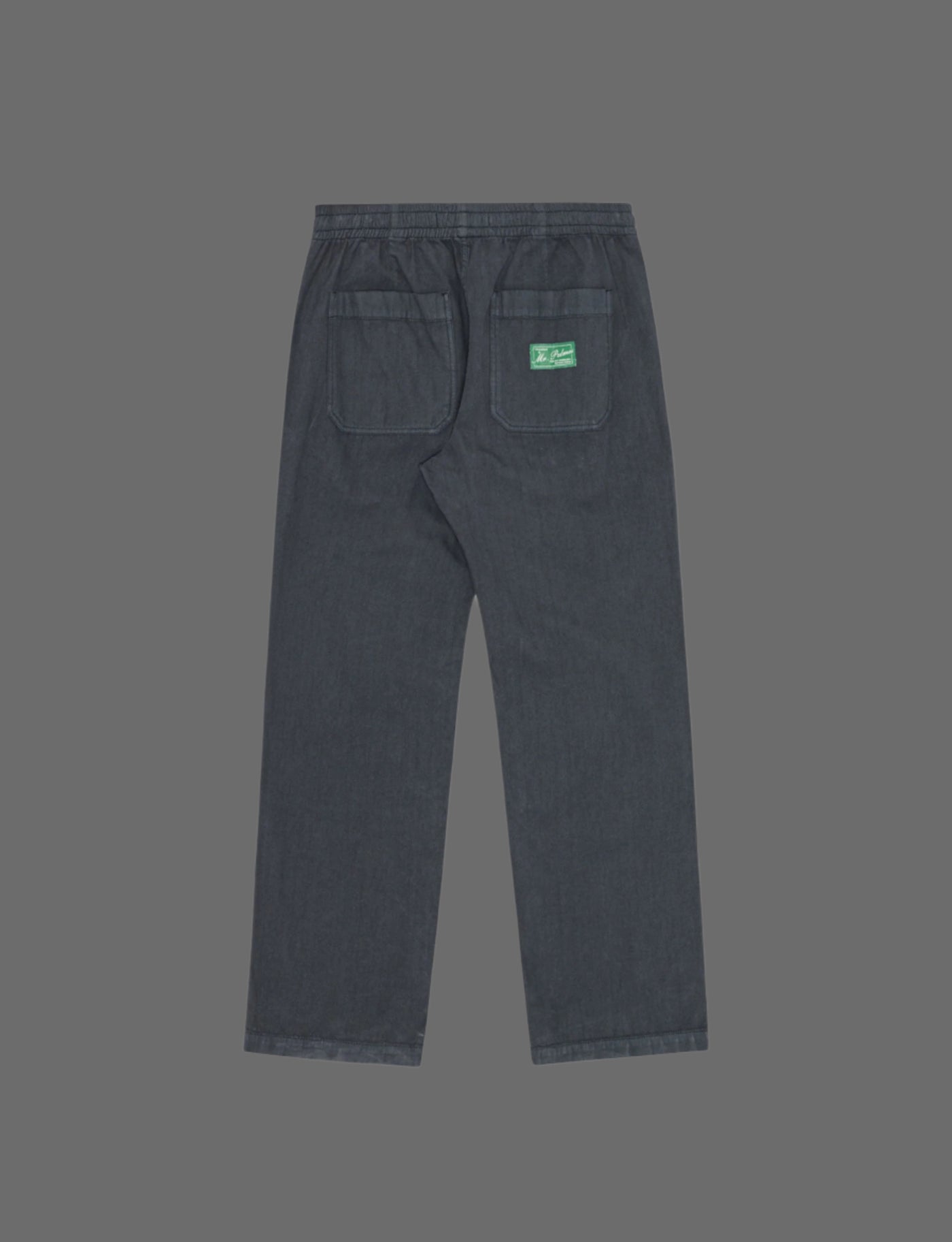 Lucien Herringbone Trousers - Sort
