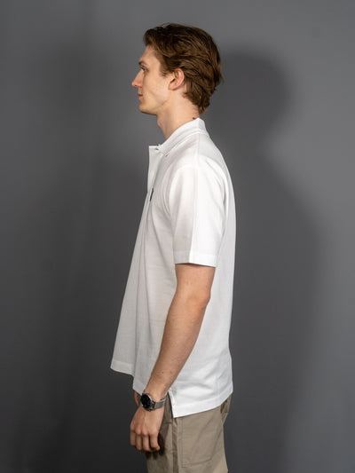 Bold Fox Head Patch Comfort Polo - Hvid