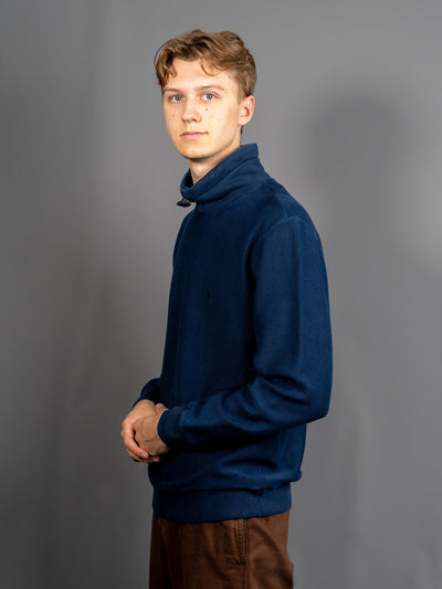 Felpa High Neck Sweat - Blå