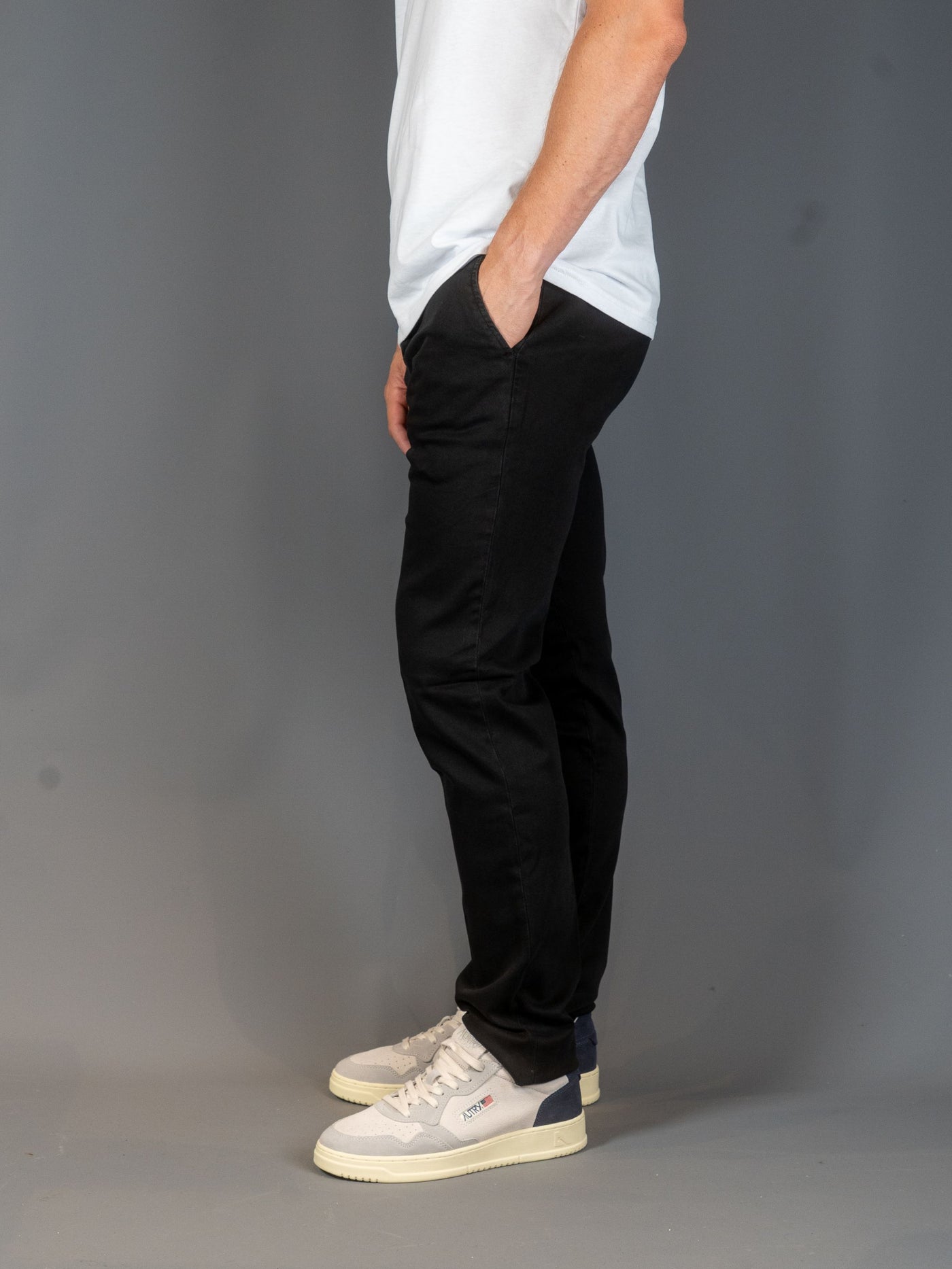 Spiritissimo Straight Fit Chinos LS6 - Sort