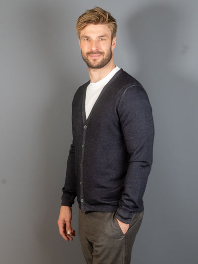 Vintage Wool Cardigan - Grå